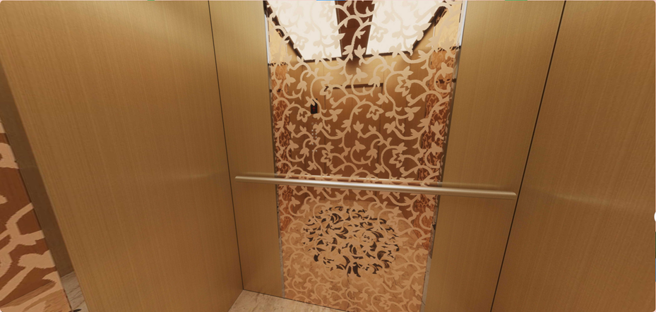 Projeto da cabine do elevador SC-J023 com opções de elevação personalizadas